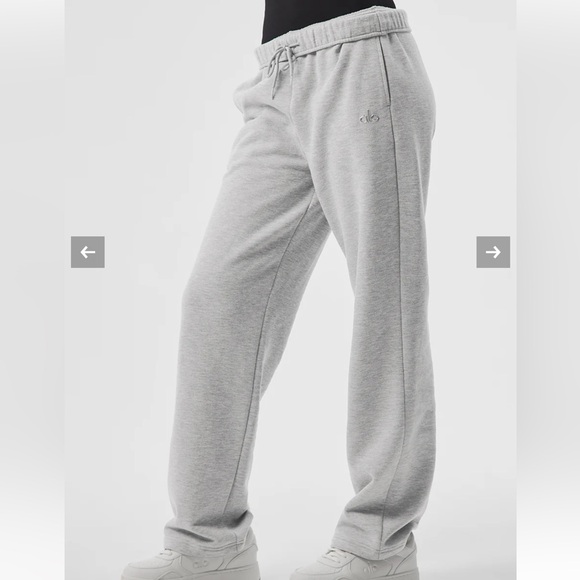 Accolade Straight Leg Sweatpant- Athletic Heather Grey - Picture 5 of 9
